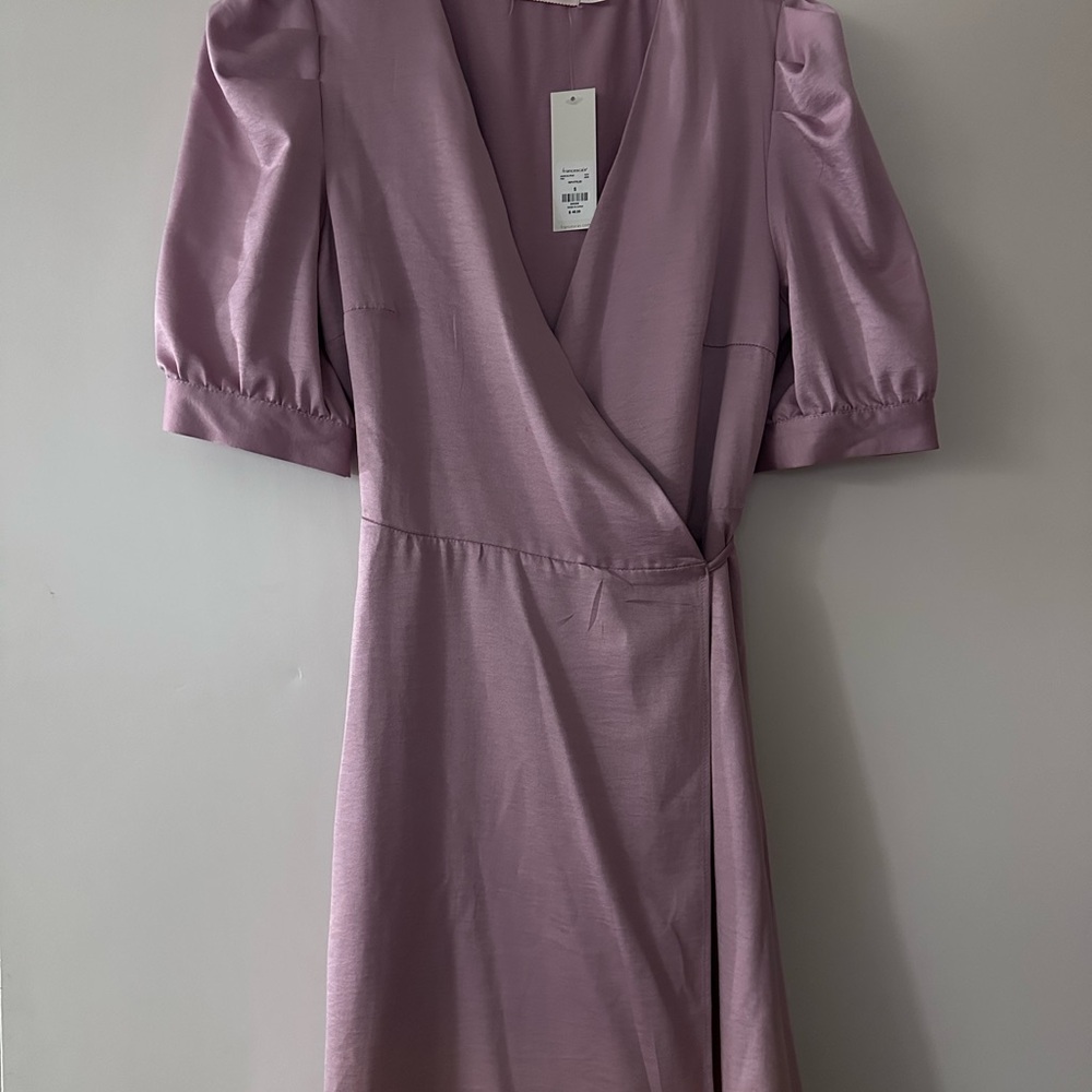 Francesca's Collections Dusty Pink Midi Dress